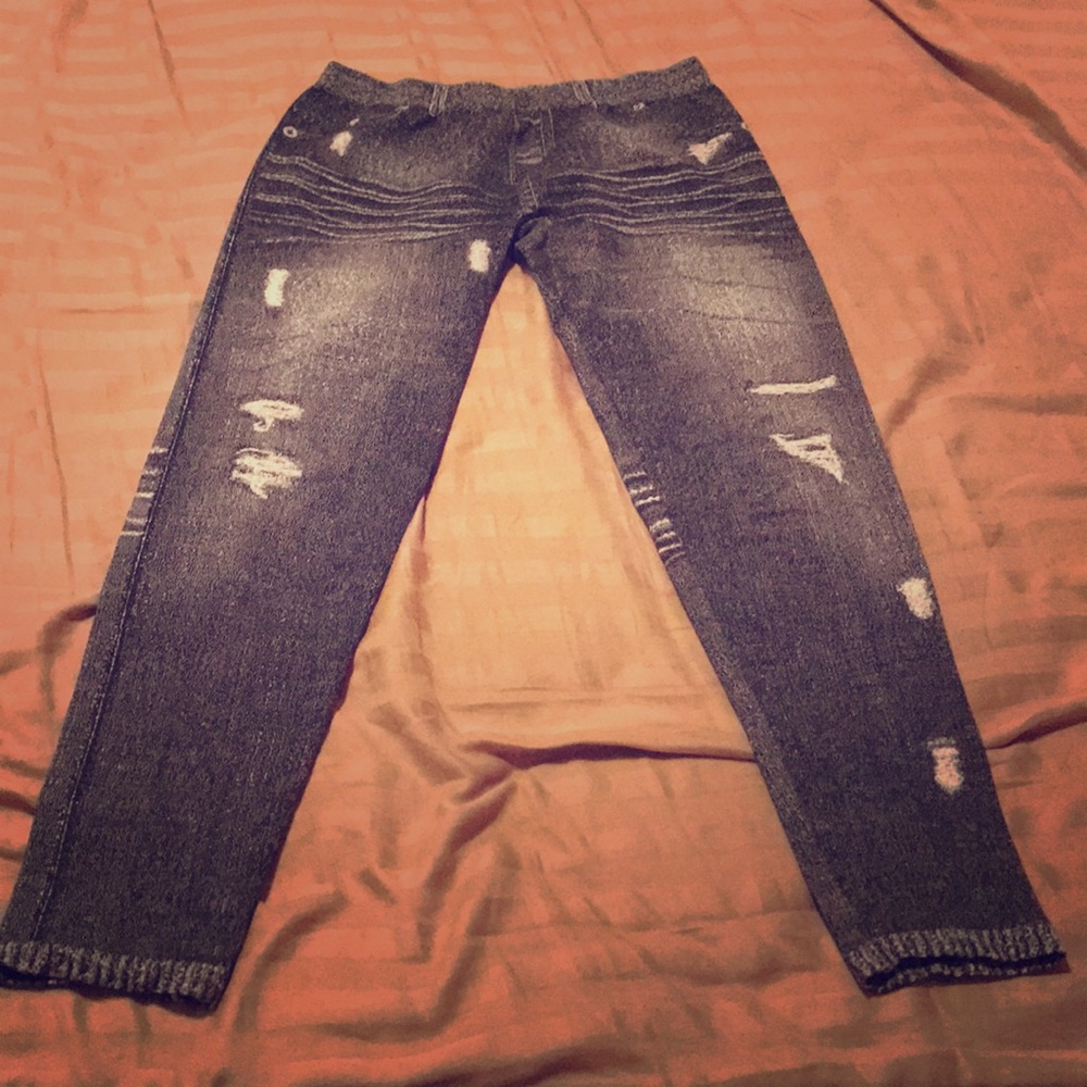 Gray Jeggings